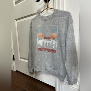 Gray Aspen Graphic Women’s Sweatshirt